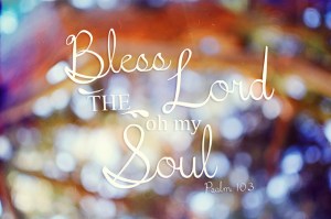 blesss the lord